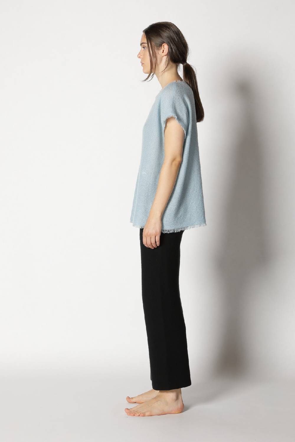 Sminfinity Fluffy Fringe Top + Garter Cropped Pants