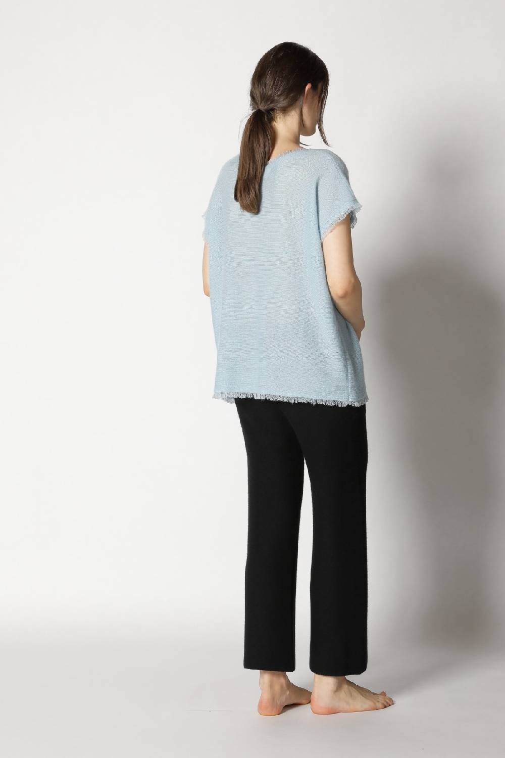 Sminfinity Fluffy Fringe Top + Garter Cropped Pants