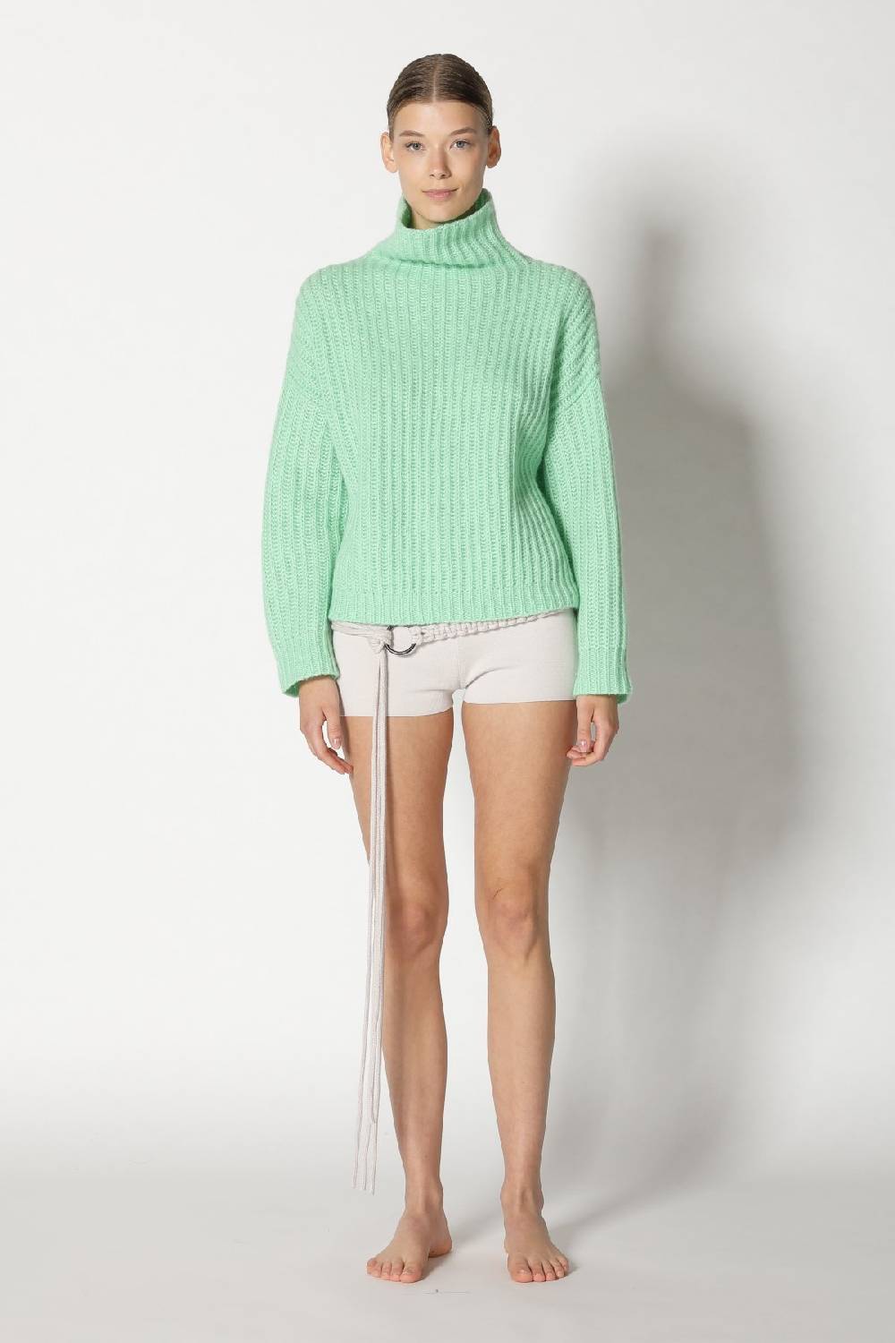 Sminfinity fluffy rib turtle + hang loose ring belt Sminfinity fluffy rib turtle + hang loose ring belt