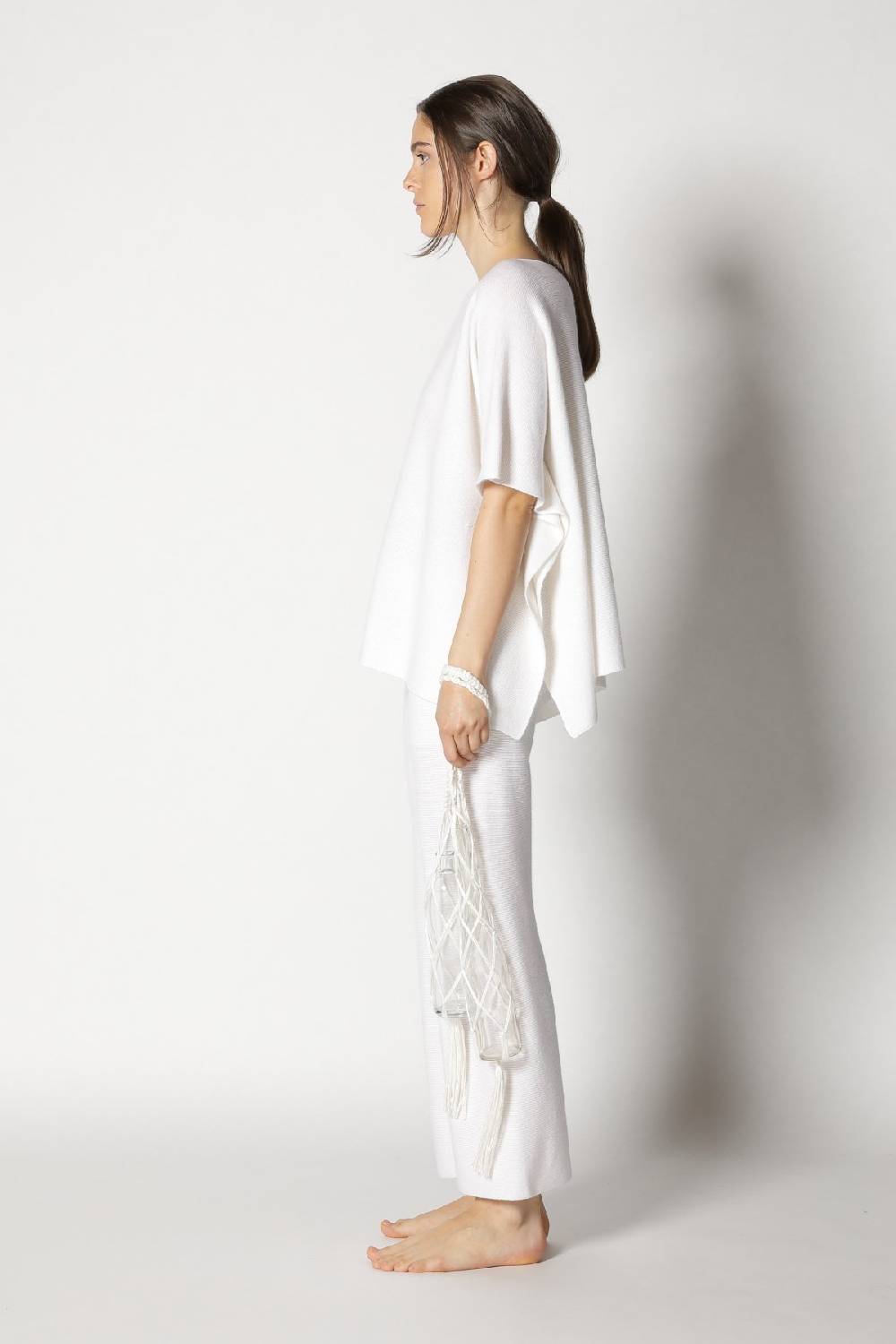 Sminfinity Garter Cape Top + Garter Cropped Pants