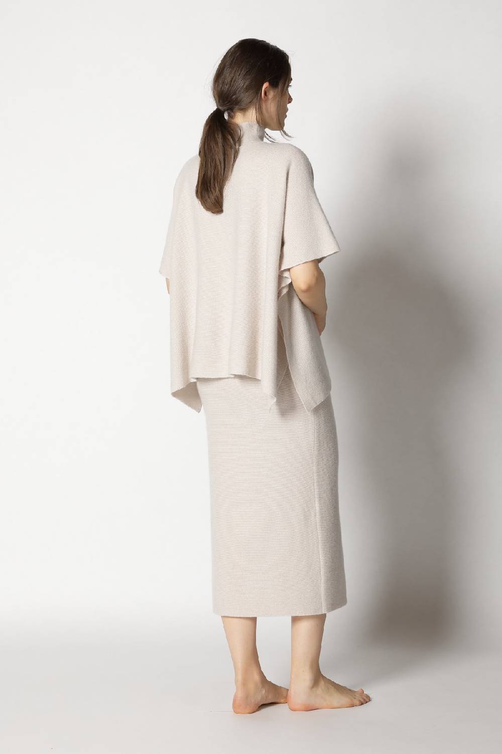 Sminfinity Garter Cape Top + Garter Maxi Dress