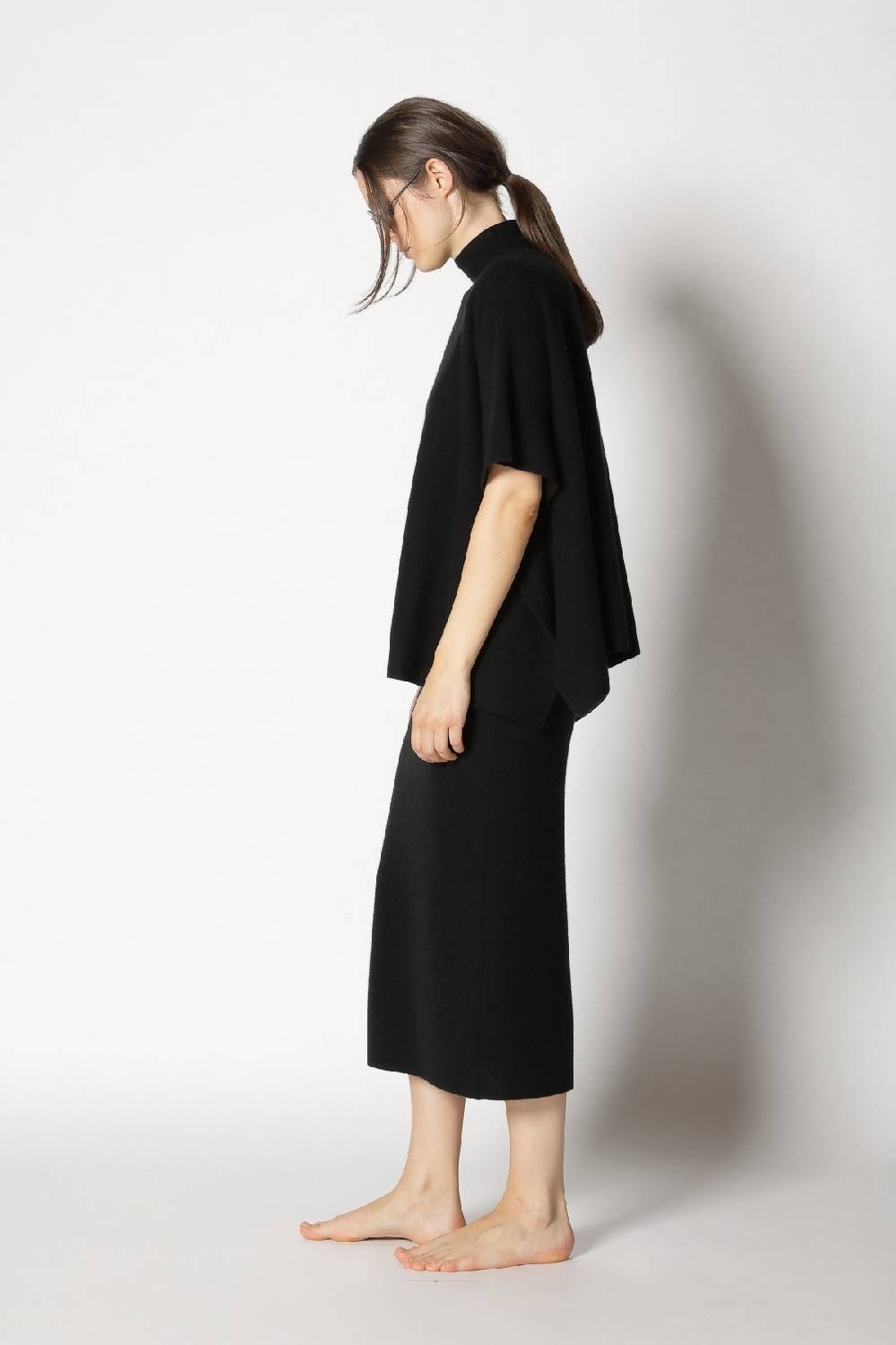 Sminfinity Garter Cape Top + Garter Maxi Dress