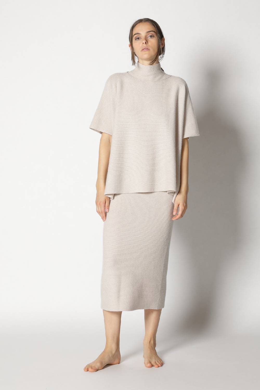 Sminfinity garter cape top + garter maxi dress