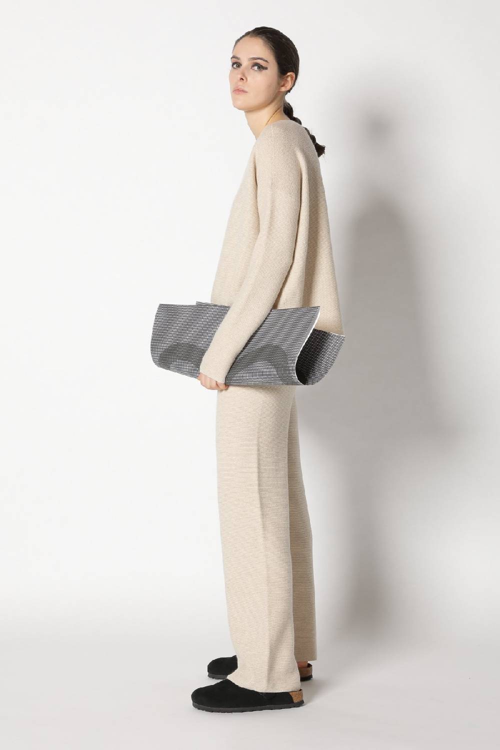 Sminfinity Garter Crew Jumper + Garter Palazzo Pants