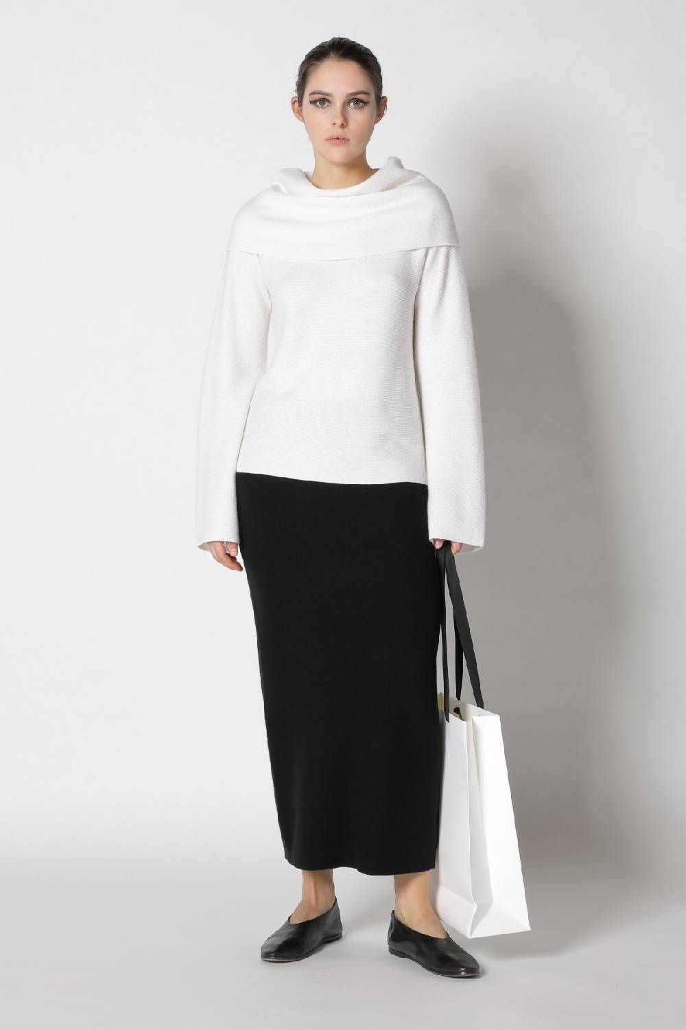 Sminfinity Garter Drape Turtle + Garter Maxi Skirt