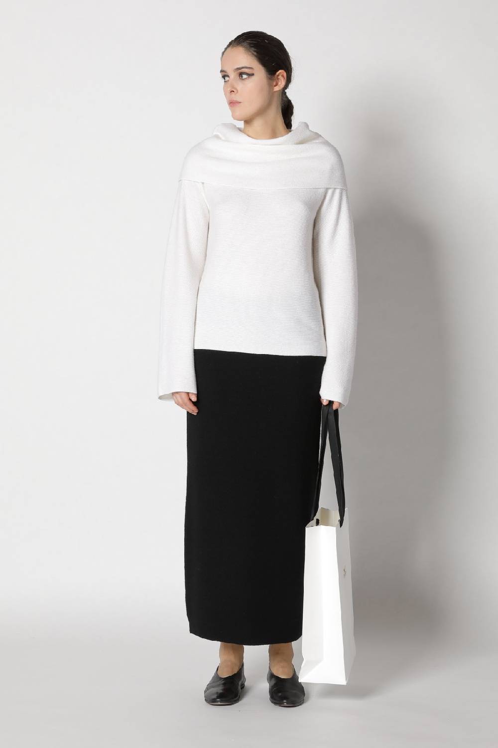 Sminfinity Garter Drape Turtle + Garter Maxi Skirt