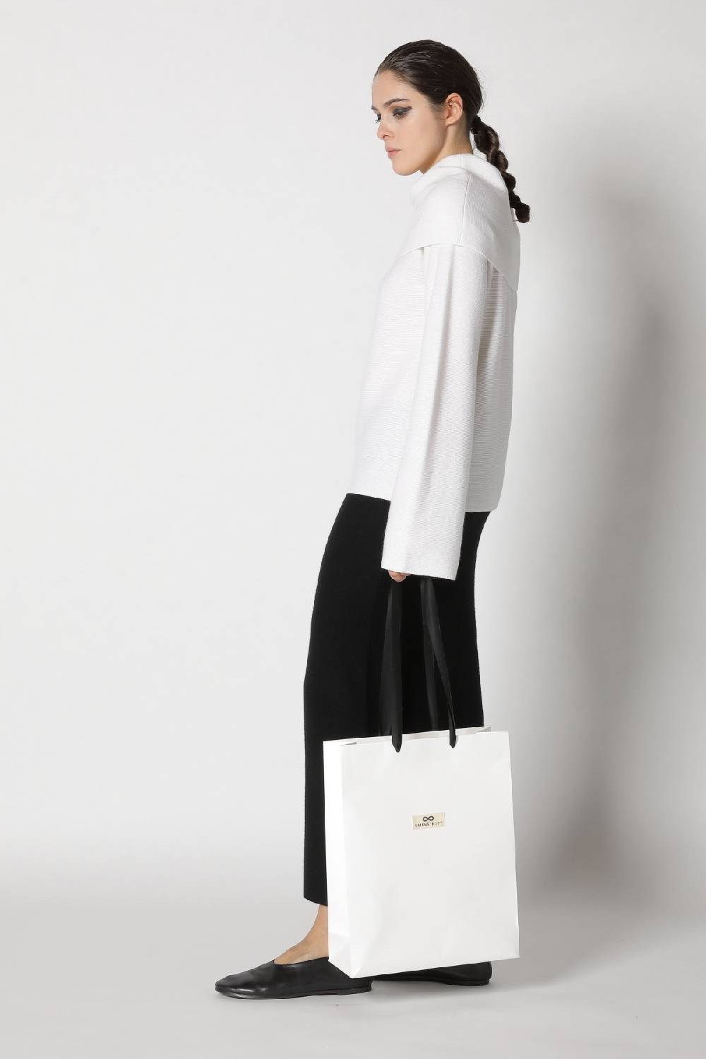 Sminfinity Garter Drape Turtle + Garter Maxi Skirt