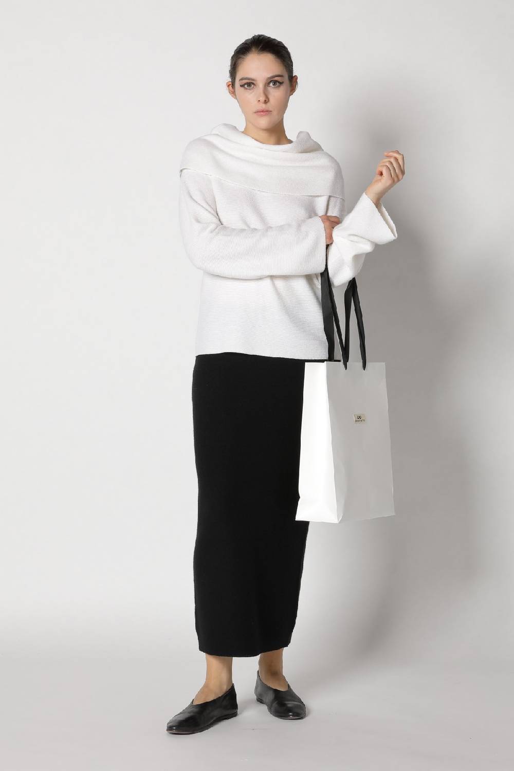 Sminfinity Garter Drape Turtle + Garter Maxi Skirt