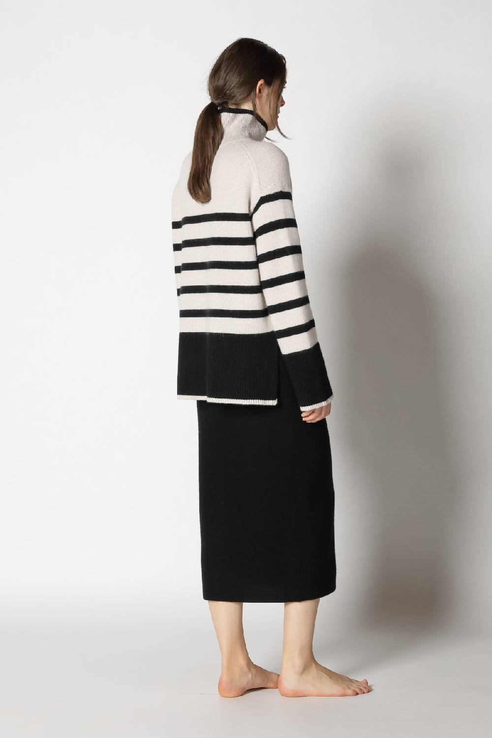 Sminfinity Garter Maxi Dress + Slouchy Stripe Turtle