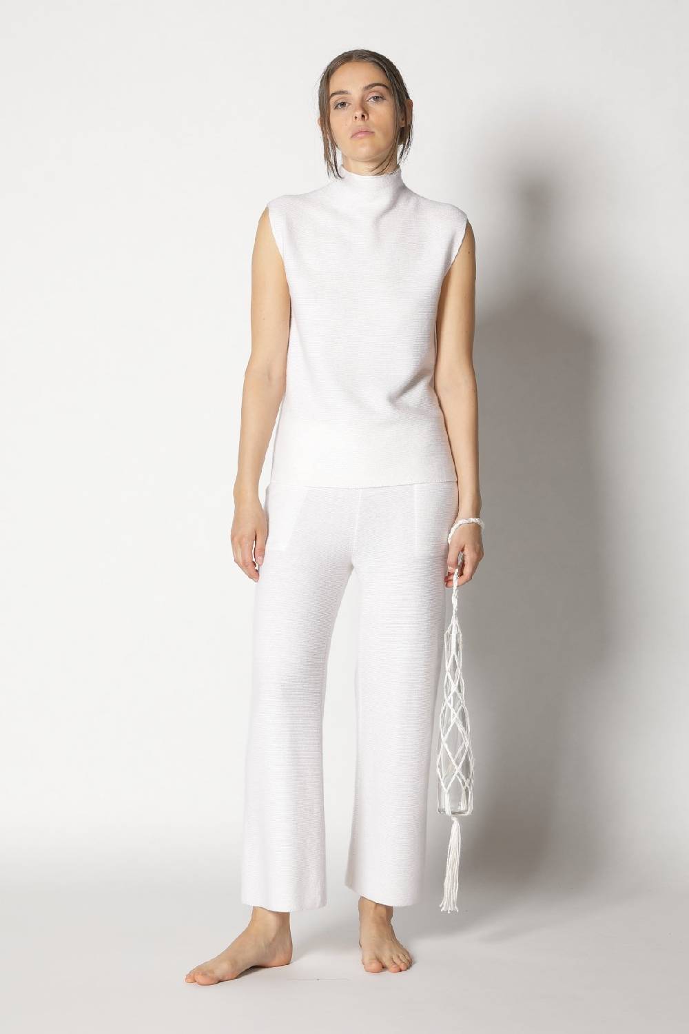 Sminfinity Garter Top + Garter Cropped Pants