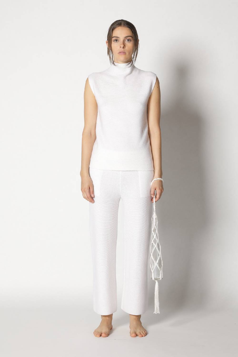 Sminfinity Garter Top + Garter Cropped Pants