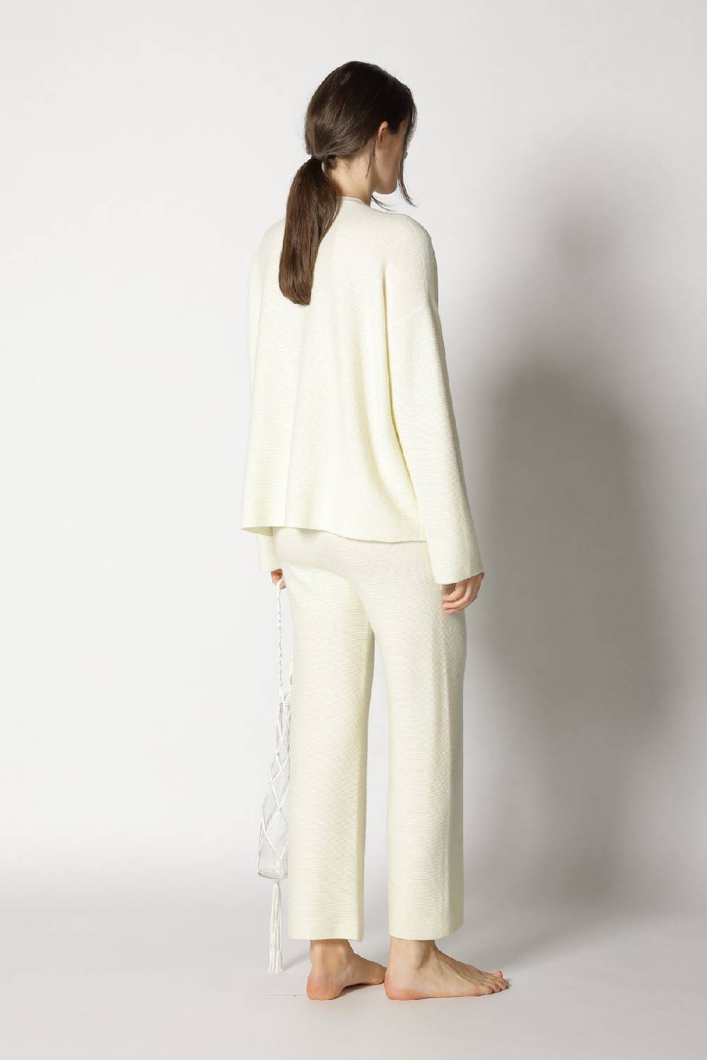 Sminfinity Garter V Neck + Garter Cropped Pants