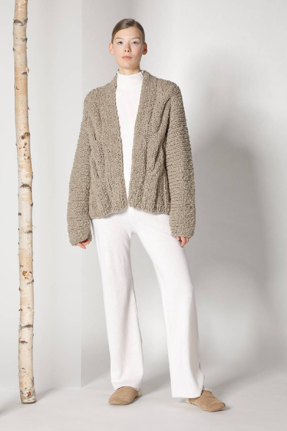 Sminfinity handknitted cable jacket