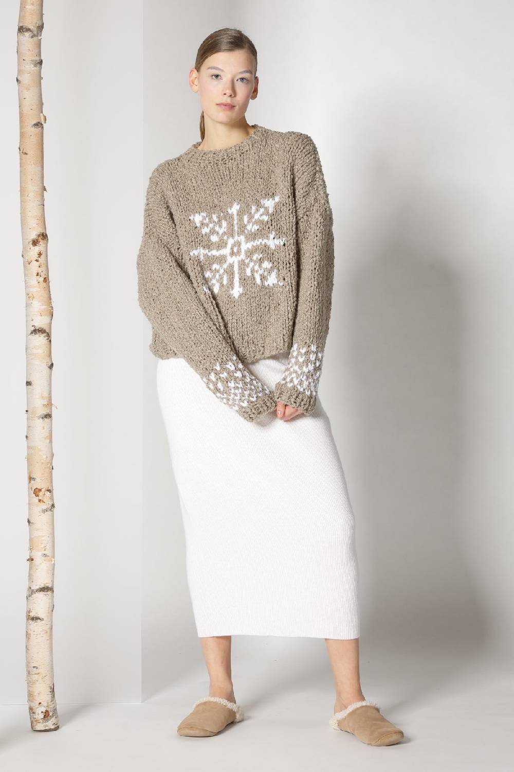 Sminfinity Handknitted Snowflake Jumper