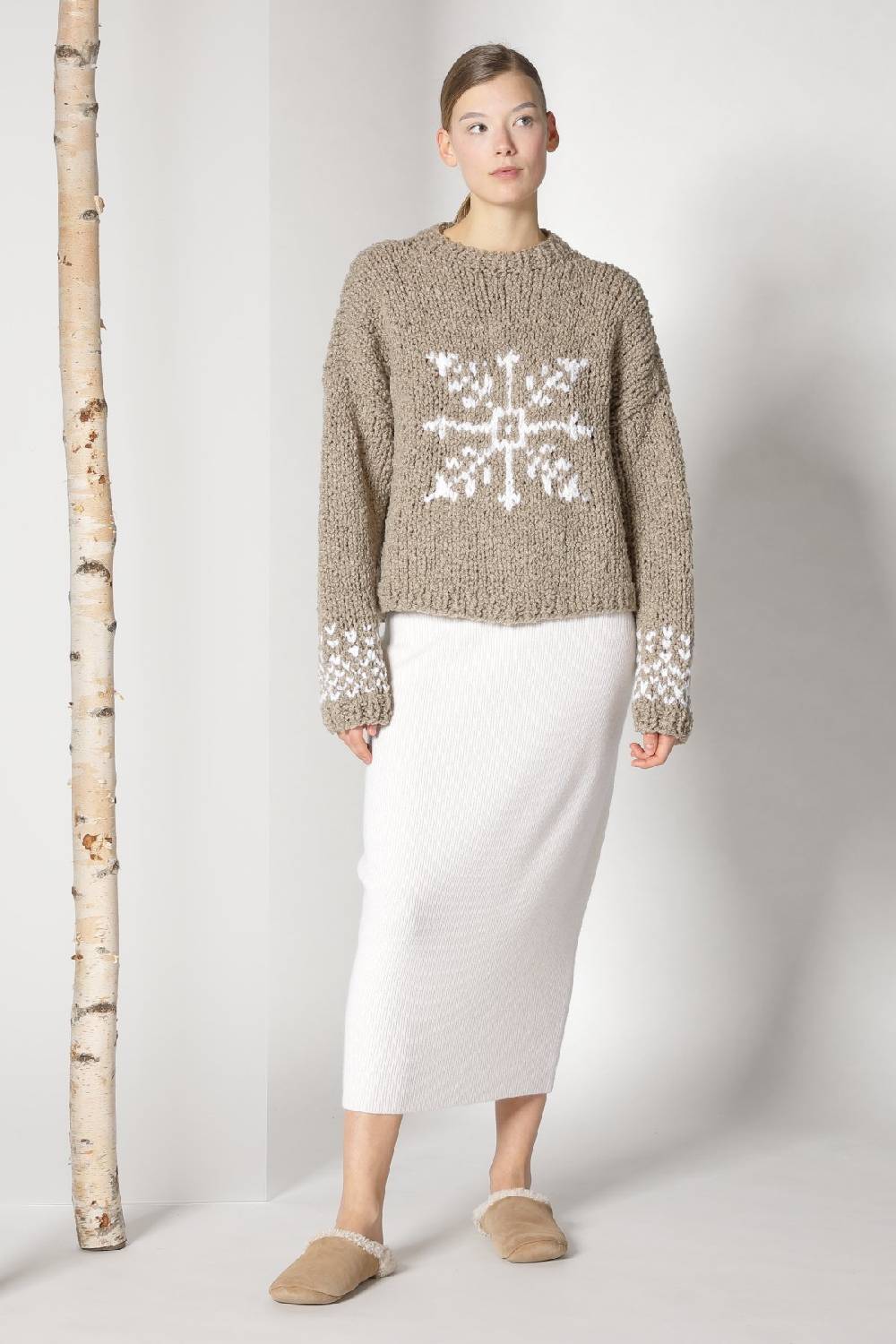 Sminfinity Handknitted Snowflake Jumper