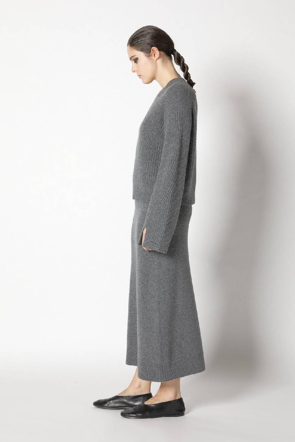 Sminfinity Icon Rib Crew Neck + Pure A Skirt