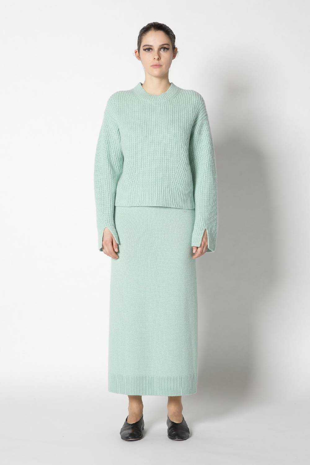 Sminfinity Icon Rib Crewneck + Pure A Skirt