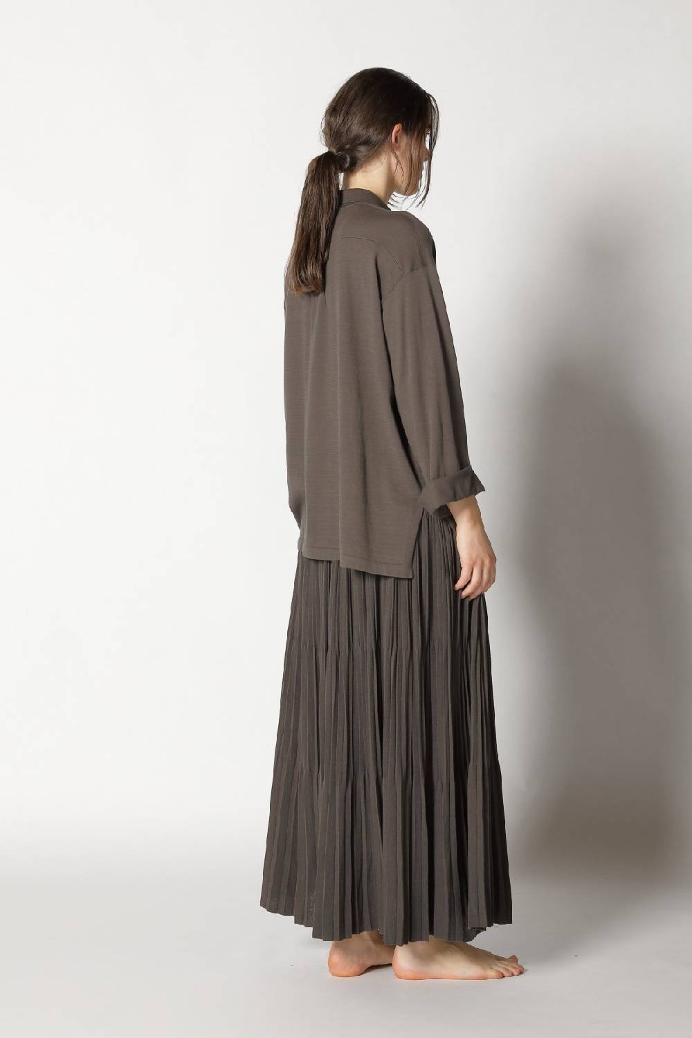 Sminfinity Pima Shirt + Pima Pleat Skirt