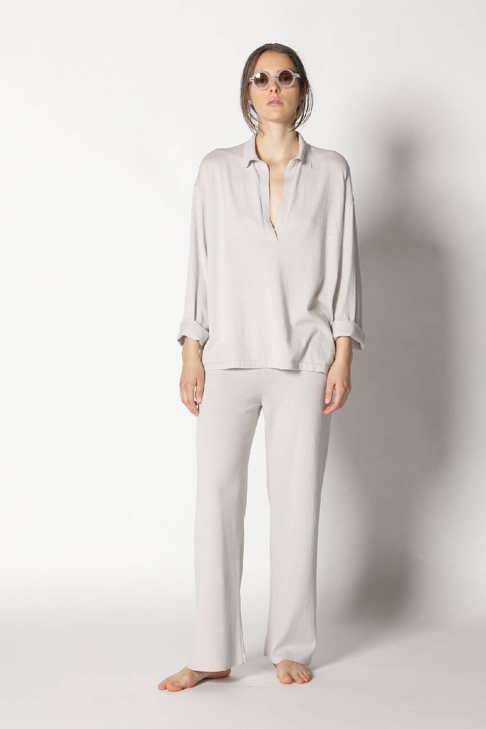 Sminfinity pima tunic shirt + pima palazzo