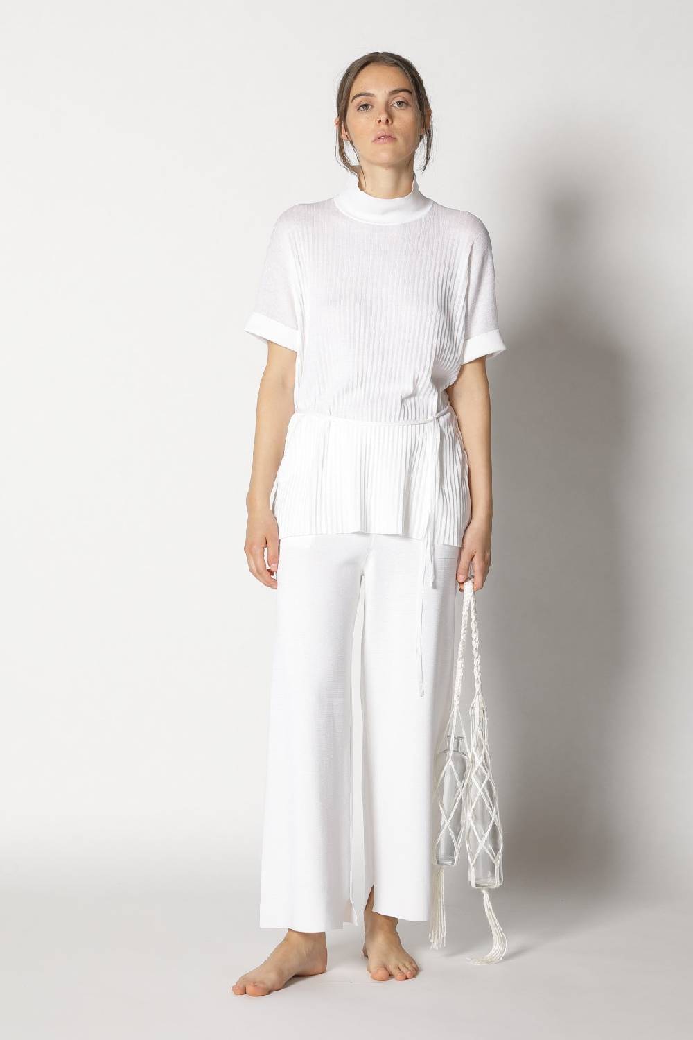 Sminfinity Plissé Drape Top + Plissé Palazzo