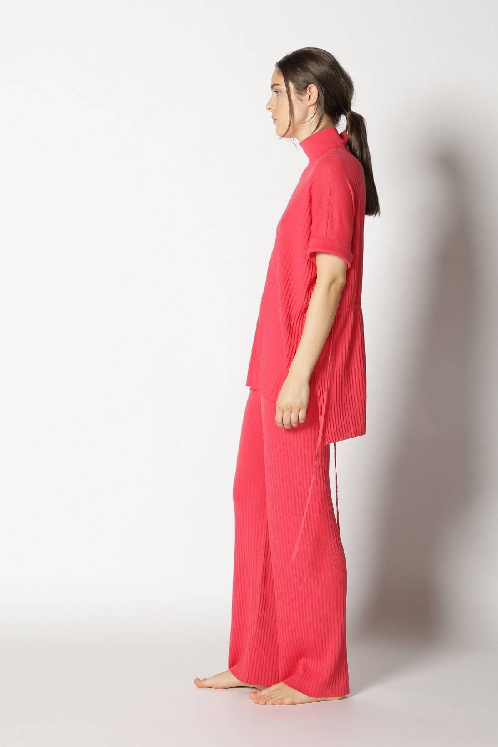 Sminfinity Plissé Drape Top + Plissé Palazzo