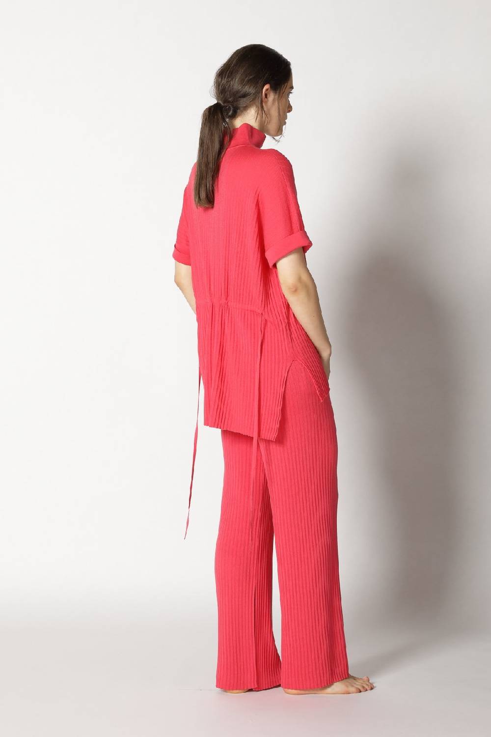 Sminfinity Plissé Drape Top + Plissé Palazzo