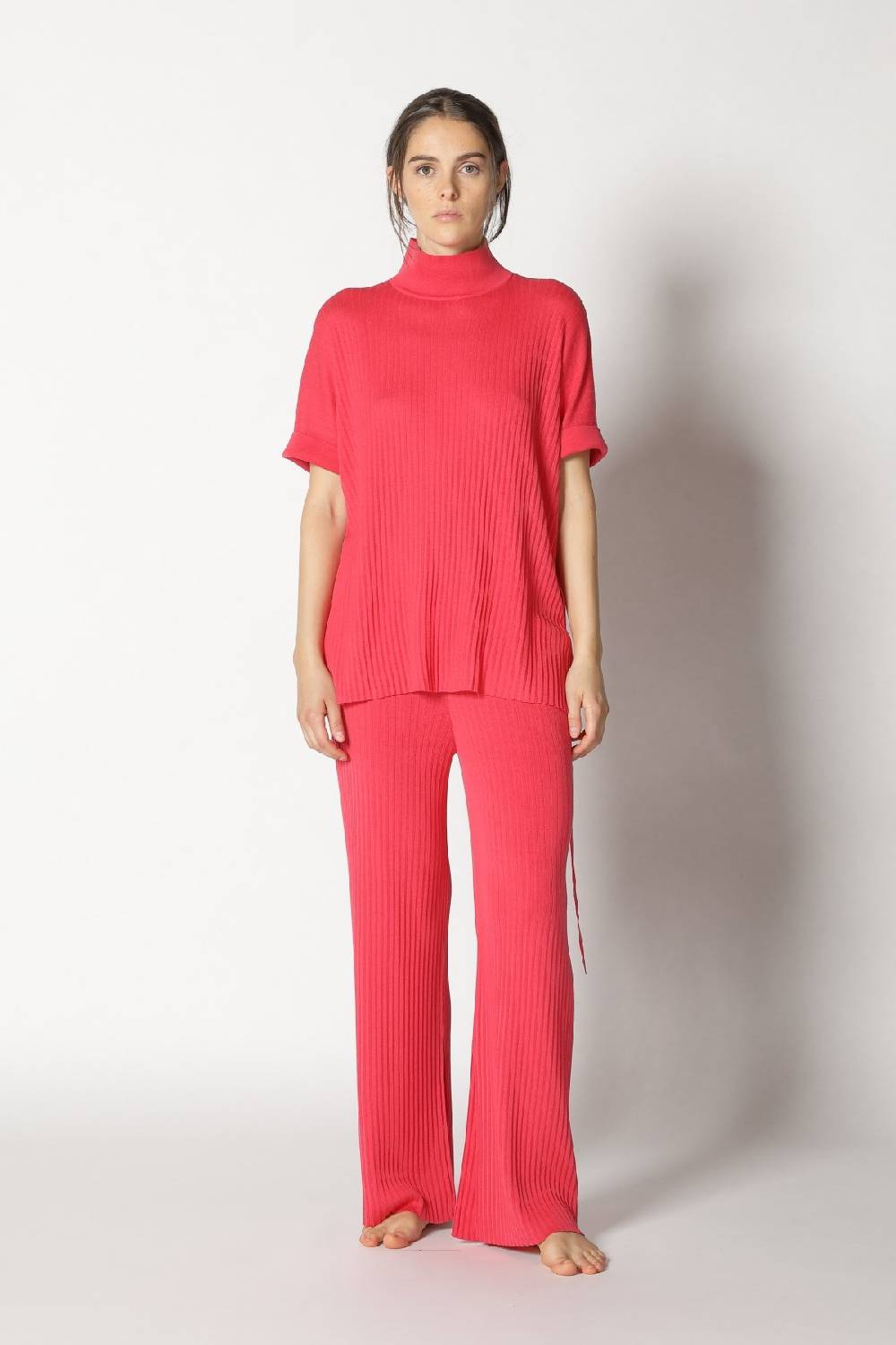 Sminfinity plissé drape top + plissé palazzo