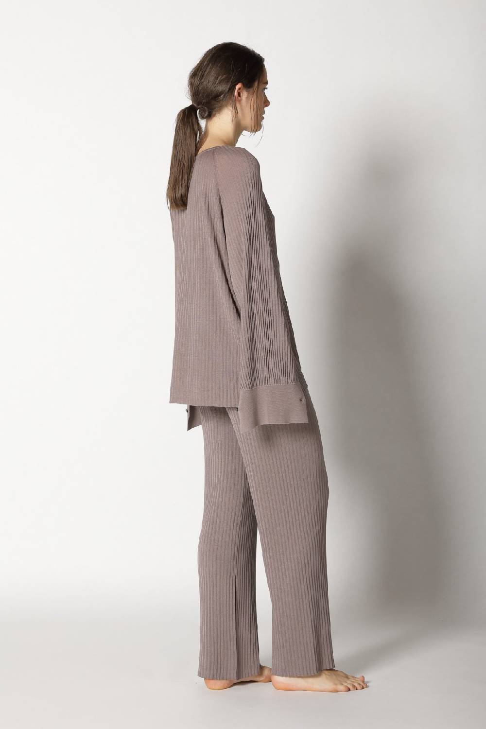 Sminfinity Plissé Drape Tunic + Plissé Palazzo