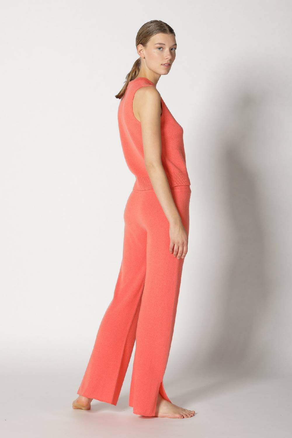 Sminfinity Pure 2 Ply Crew Top + Pure Slitted Pants