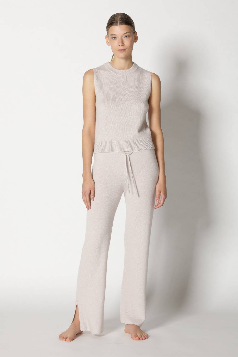 Sminfinity Pure 2 Ply Crew Top + Pure Slitted Pants