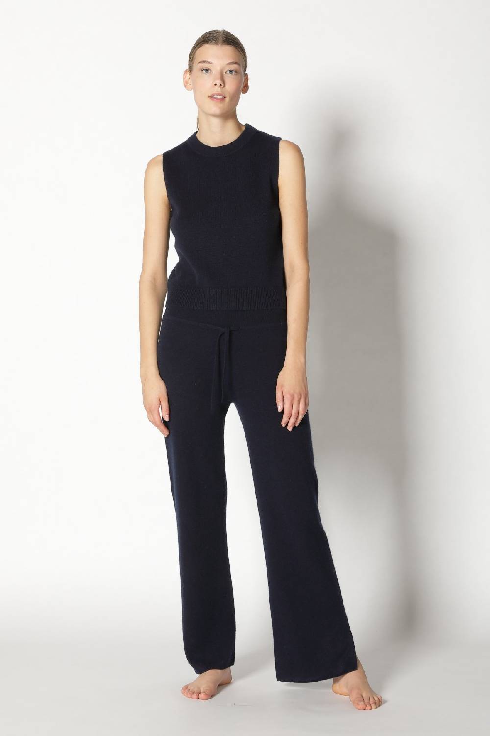 Sminfinity pure 2 ply crew top + pure slitted pants Sminfinity pure 2 ply crew top + pure slitted pants