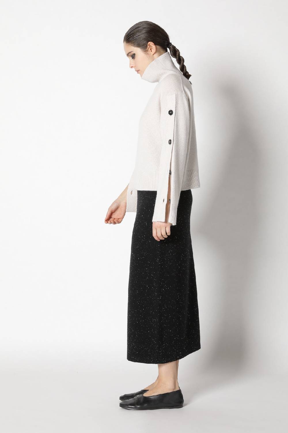 Sminfinity pure button sleeve turtle + pure A skirt