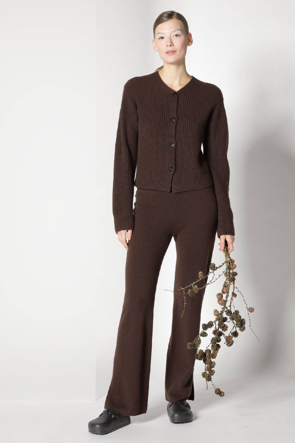 Sminfinity pure icon rib jacket + pure slitted pants