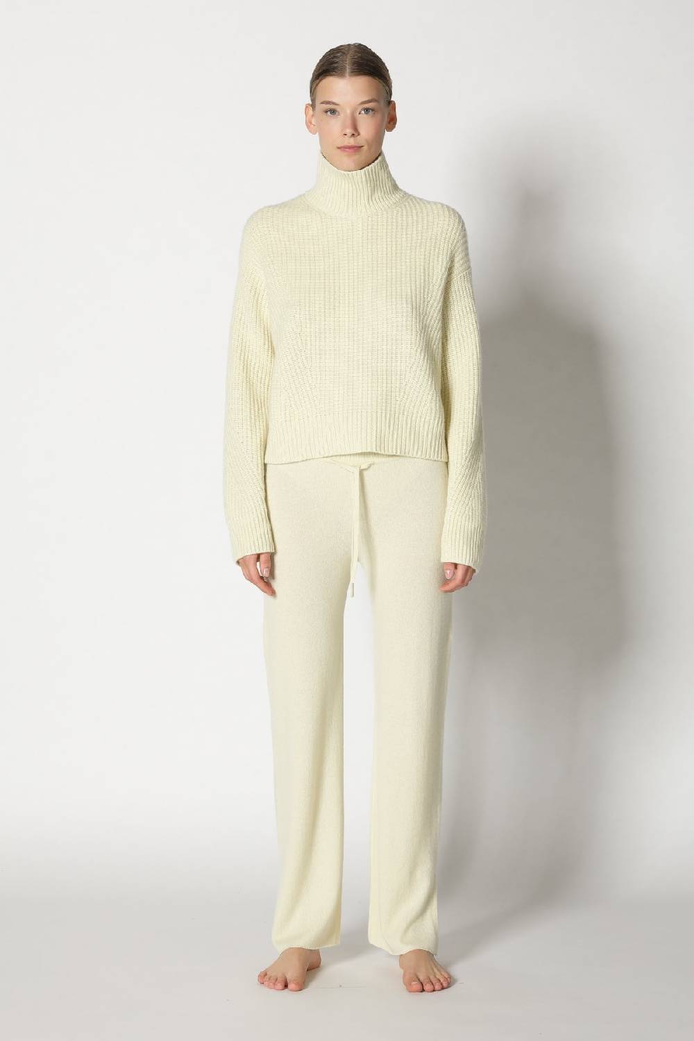 Sminfinity pure icon rib turtle + pure slitted pants