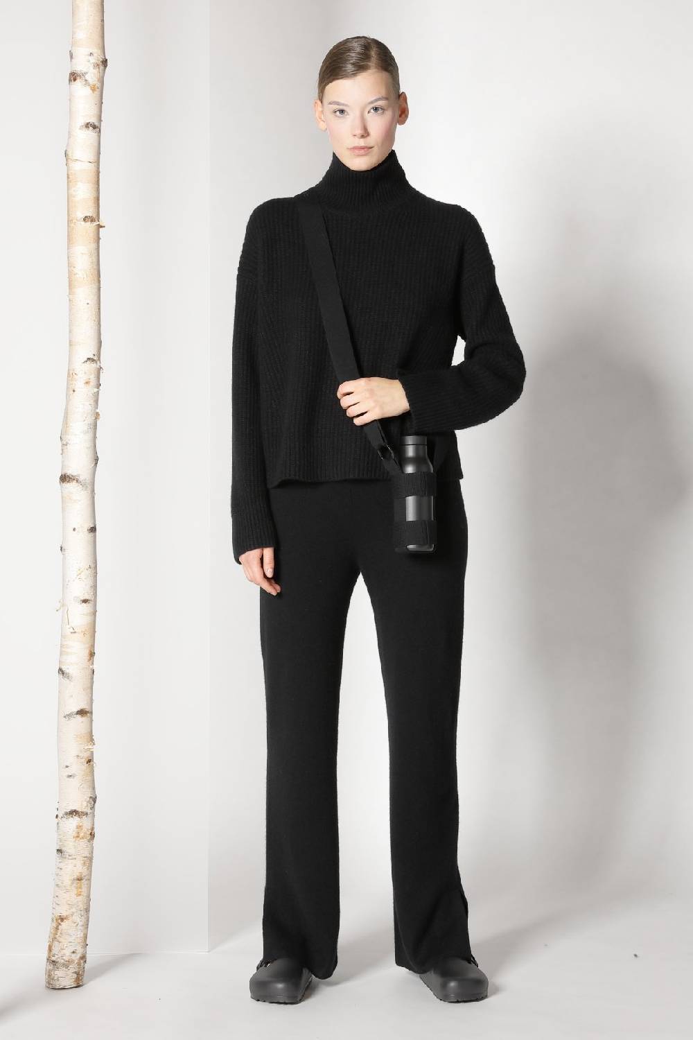 Sminfinity pure icon rib turtle + pure slitted pants