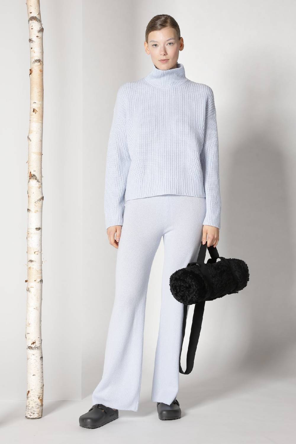 Sminfinity pure icon rib turtle + pure slitted pants