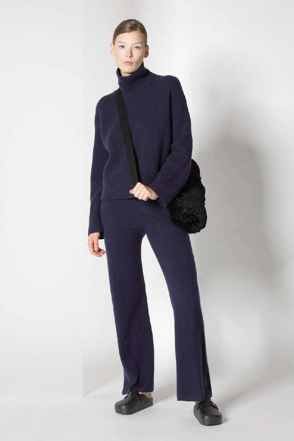 Sminfinity pure icon rib turtle + pure slitted pants