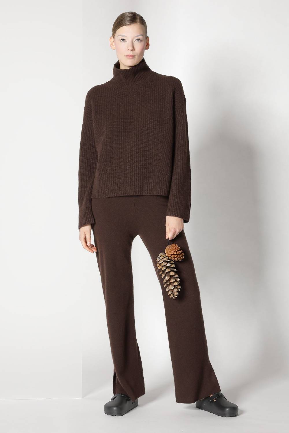 Sminfinity pure icon rib turtle + pure slitted pants