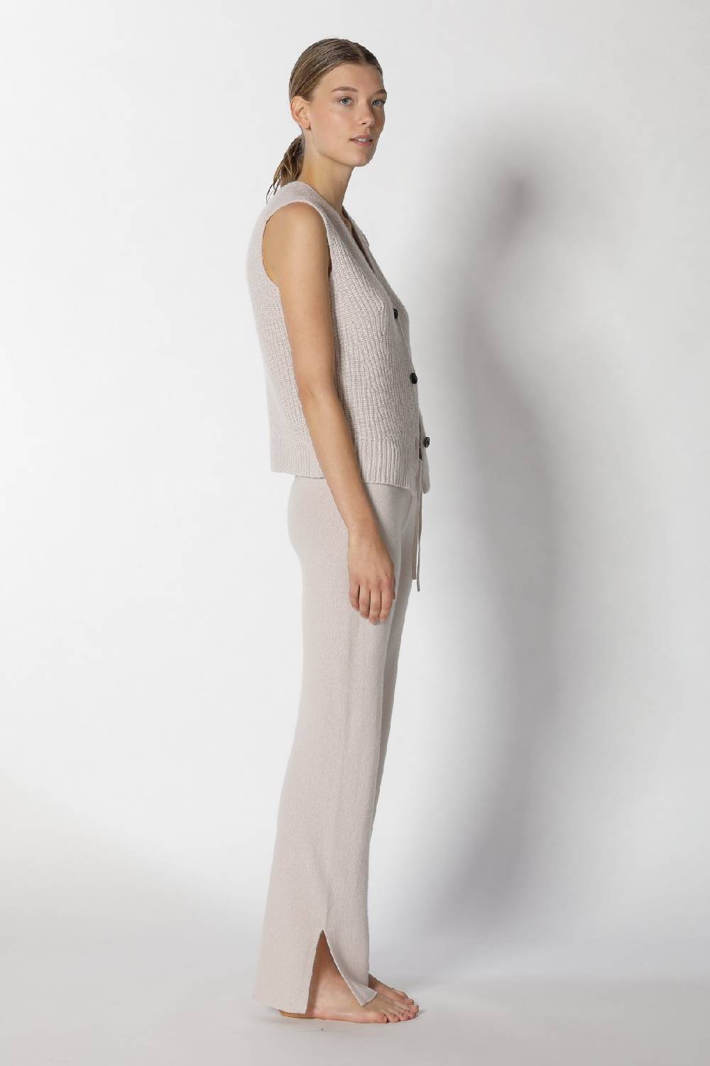 Sminfinity Pure Icon Rib Vest + Pure Slitted Pants