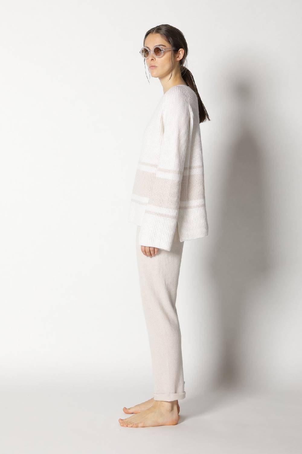 Sminfinity Pure Triped Rib Jumper + Pure Boat Pants