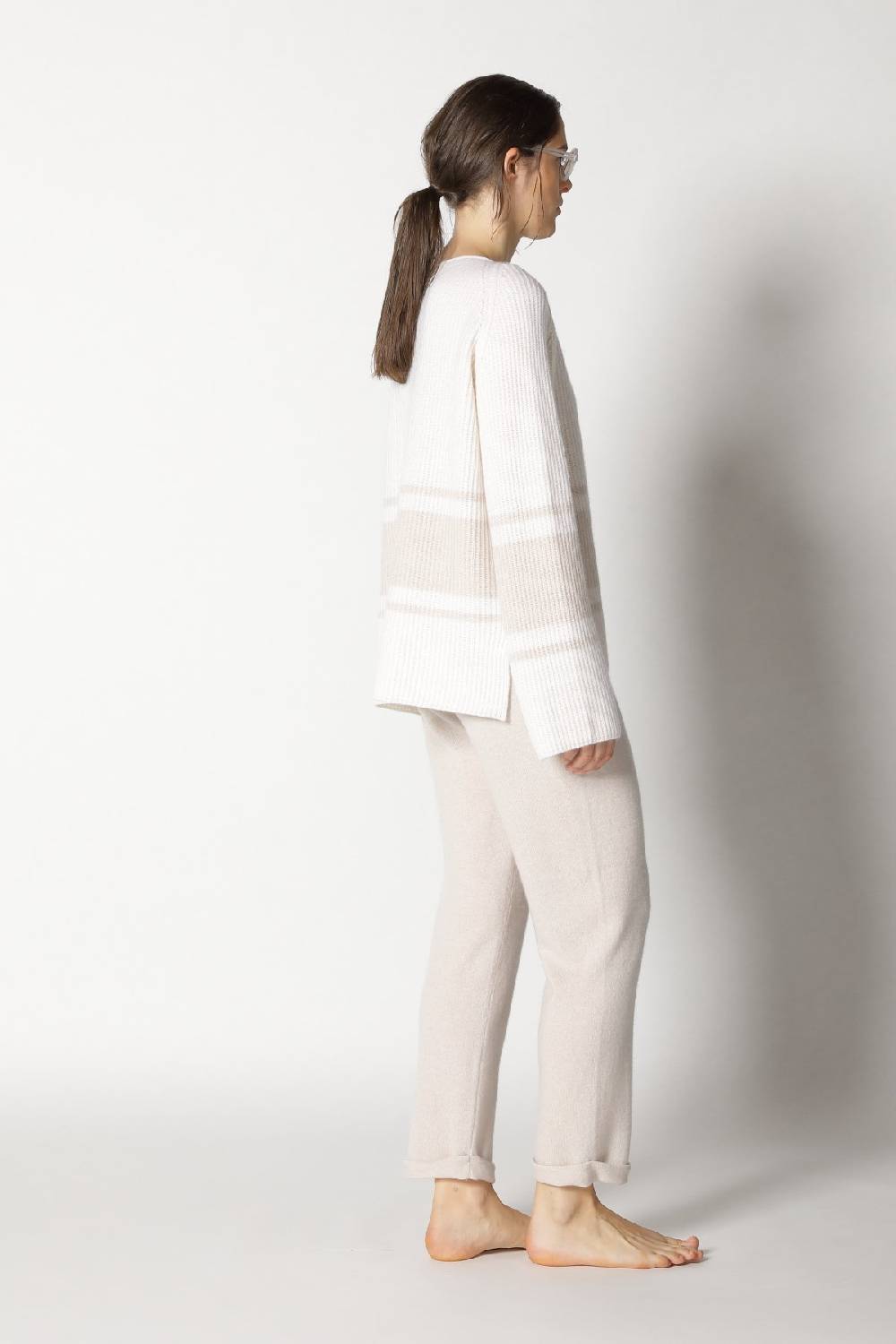 Sminfinity Pure Triped Rib Jumper + Pure Boat Pants