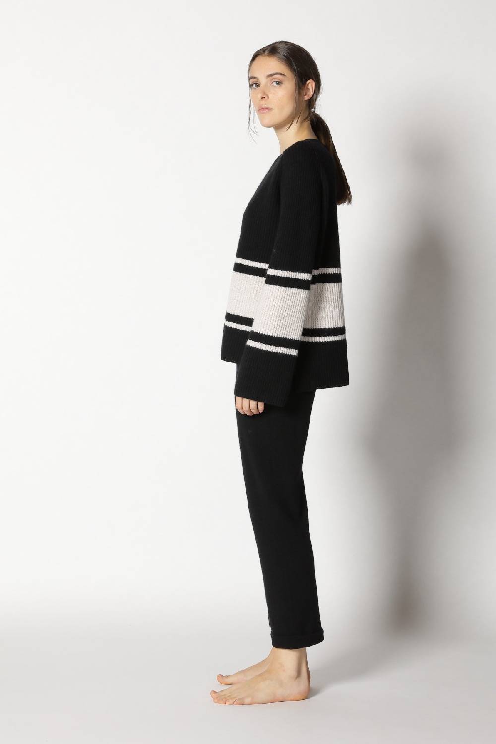 Sminfinity Pure Triped Rib Jumper + Pure Boat Pants