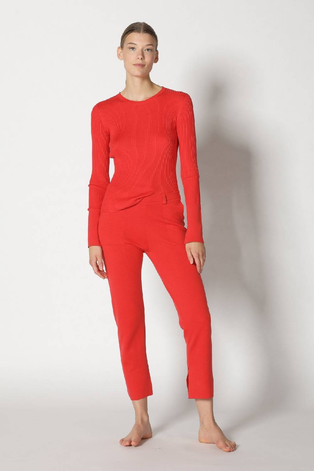 Sminfinity Silky Rib Crew Jumper