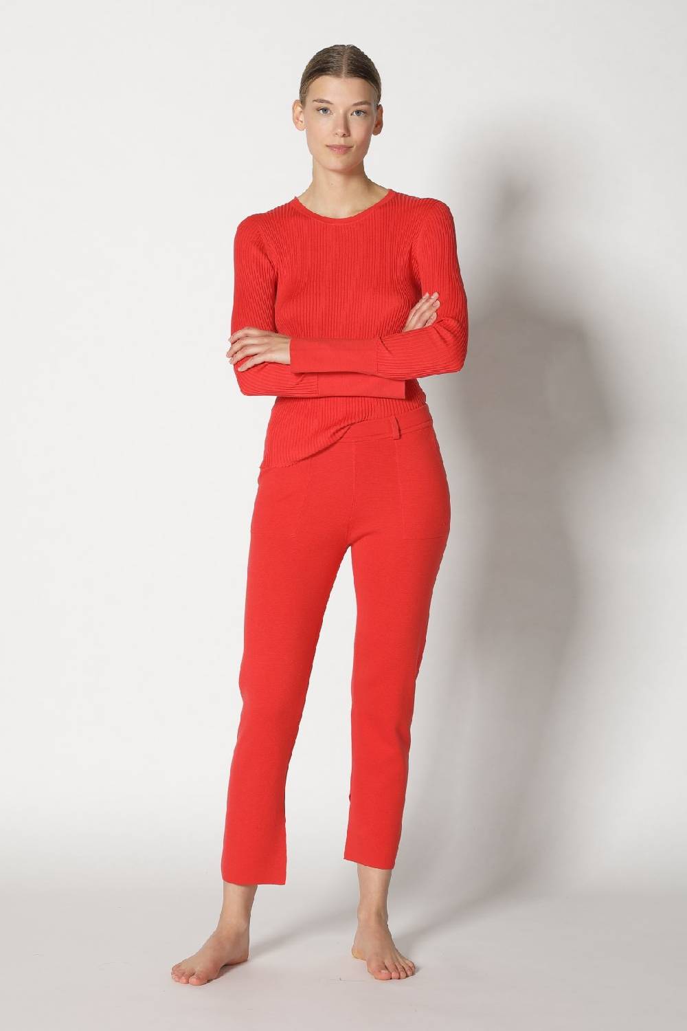 Sminfinity Silky Rib Crew Jumper