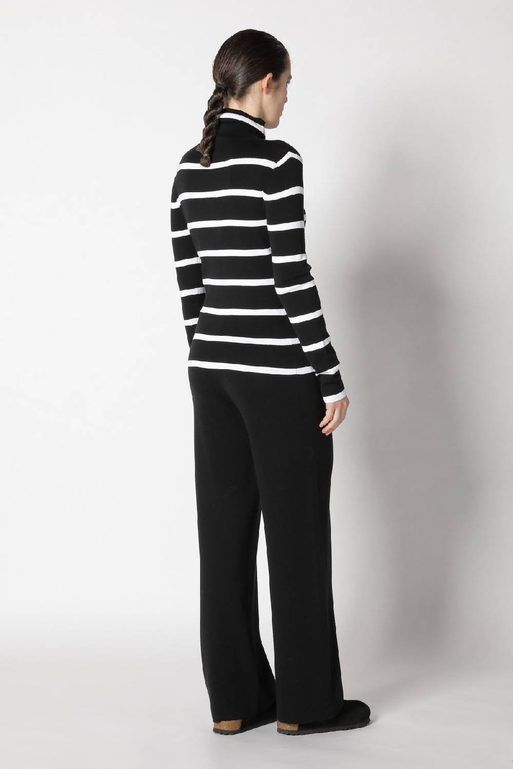 Sminfinity Silky Stripe Turtle + Silky Suit Pants