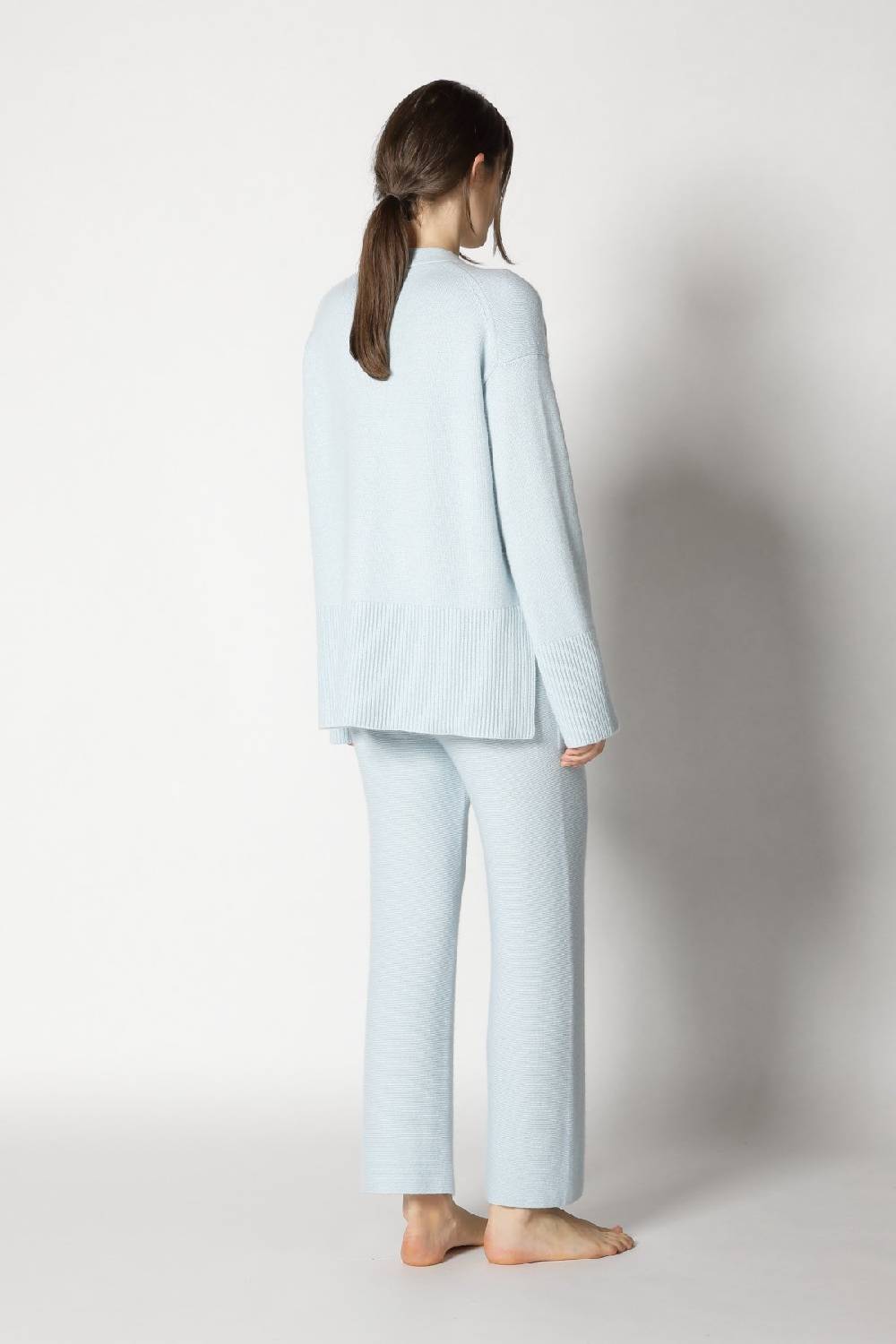 Sminfinity Slouchy Cardigan + Garter Cropped Pants