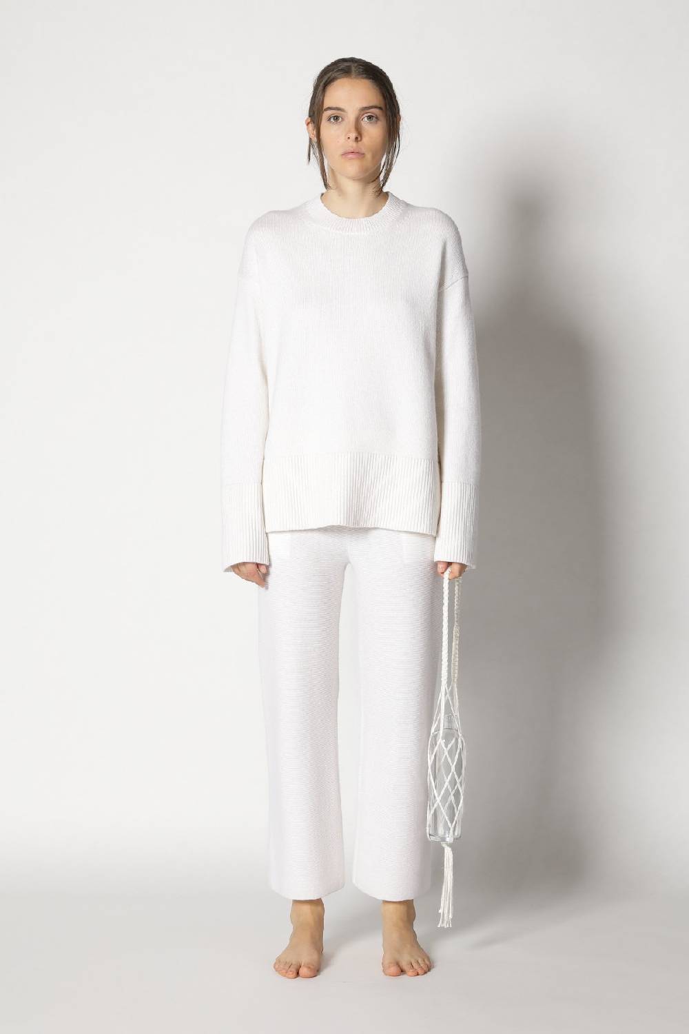 Sminfinity Slouchy Crew + Garter Cropped Pants