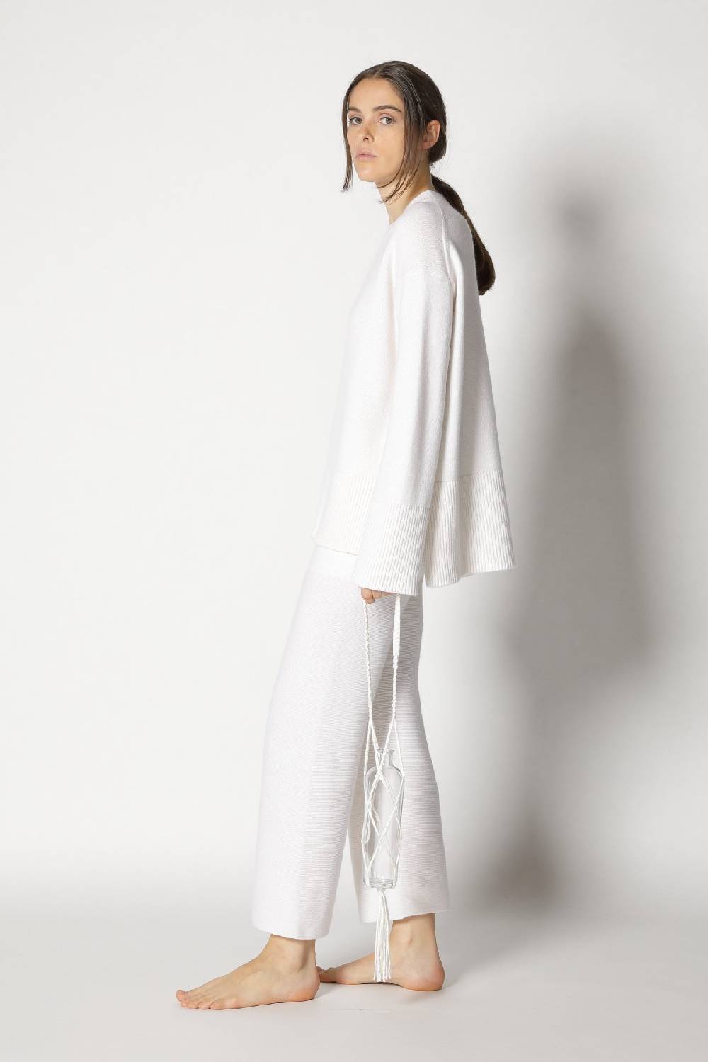 Sminfinity Slouchy Crew + Garter Cropped Pants