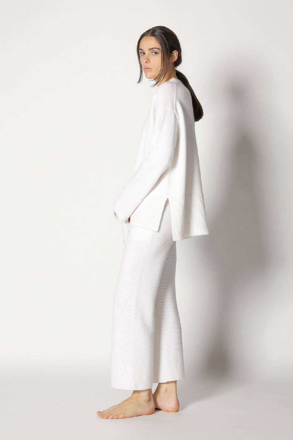 Sminfinity Slouchy Crew + Garter Cropped Pants