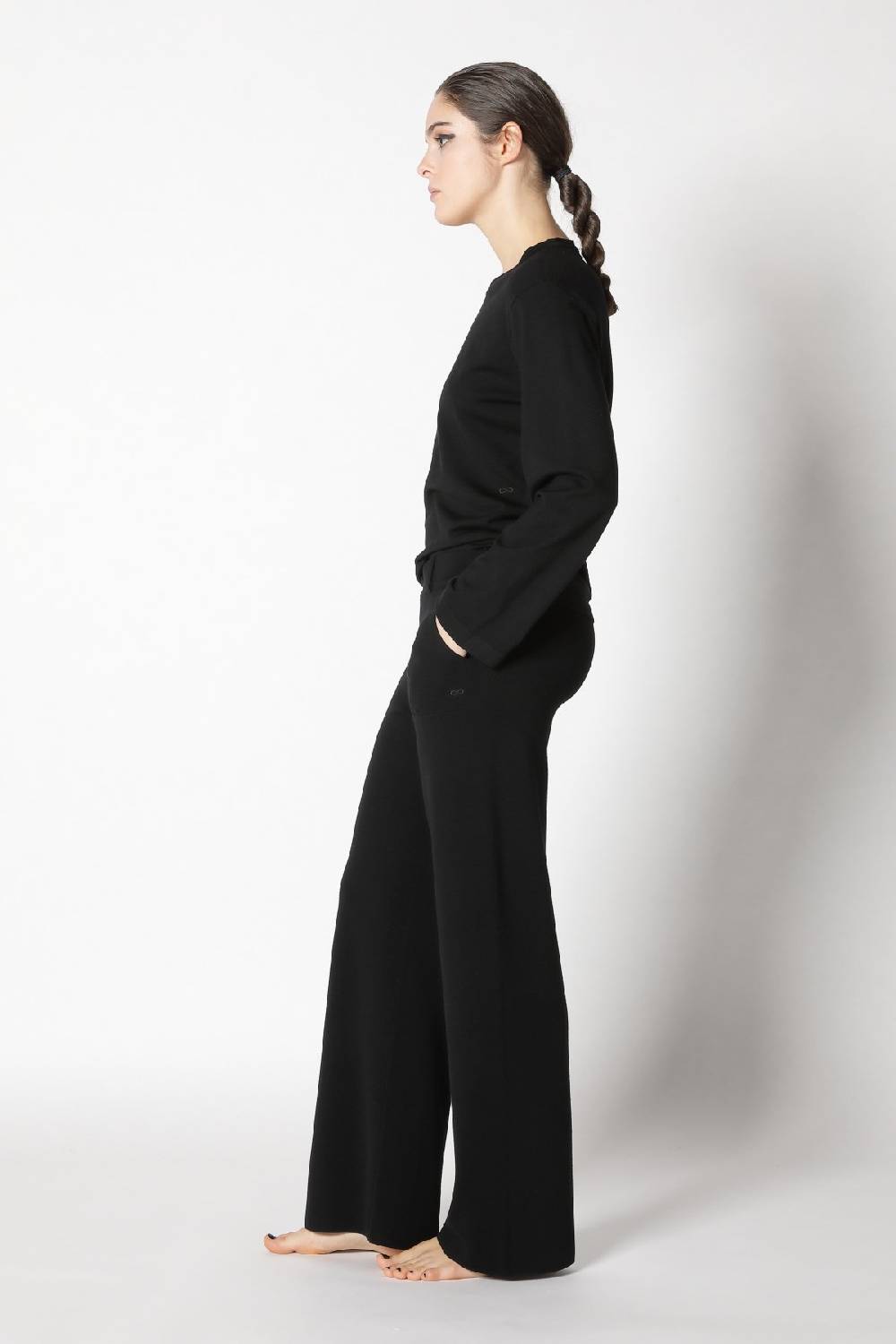 Sminfinity Stretchy Crewneck + Milano Palazzo Pants